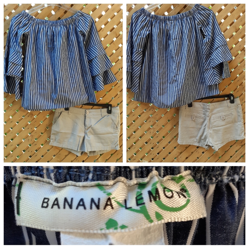 🔥2/$15🔥 2 piece set with bebop shorts and top